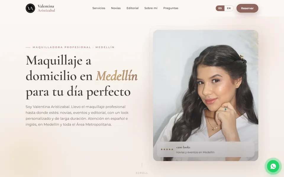 Página de Valentina Aristizabal